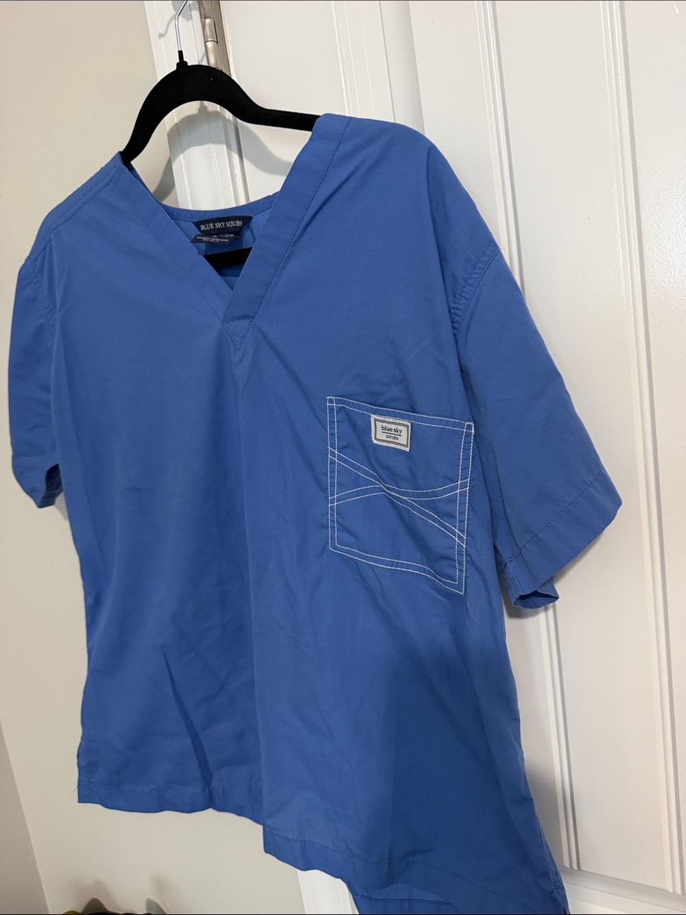 Blue Sky Scrubs women’s Royal Blue V-Neck Scrub Top